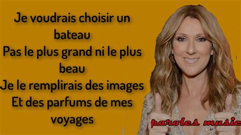 celine dion paroles.